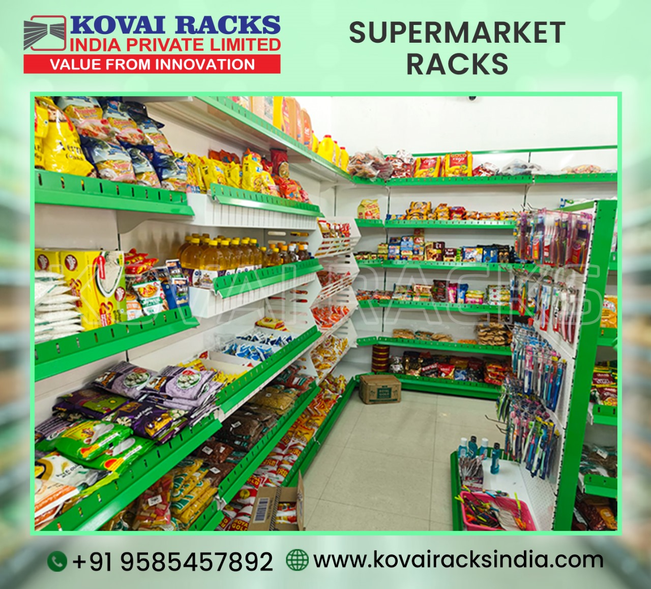Corner Supermarket Rack